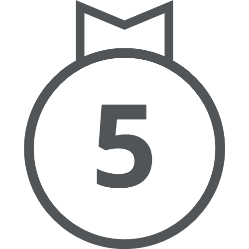 5 Years hardware guarantee