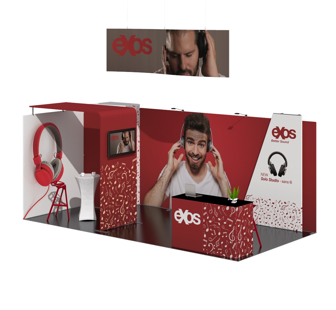 Formulate Custom Stand 18m² - Design 1