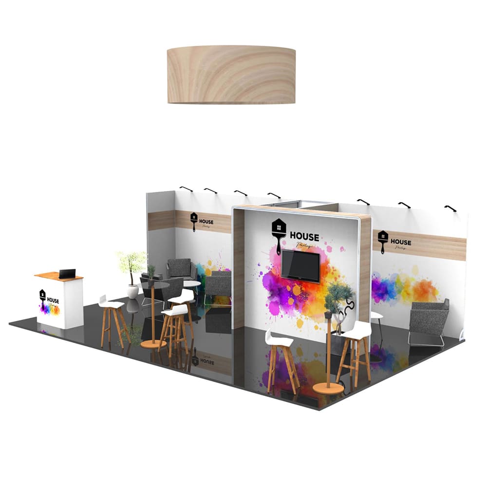 Vector Custom Stand 40m² - Design 2