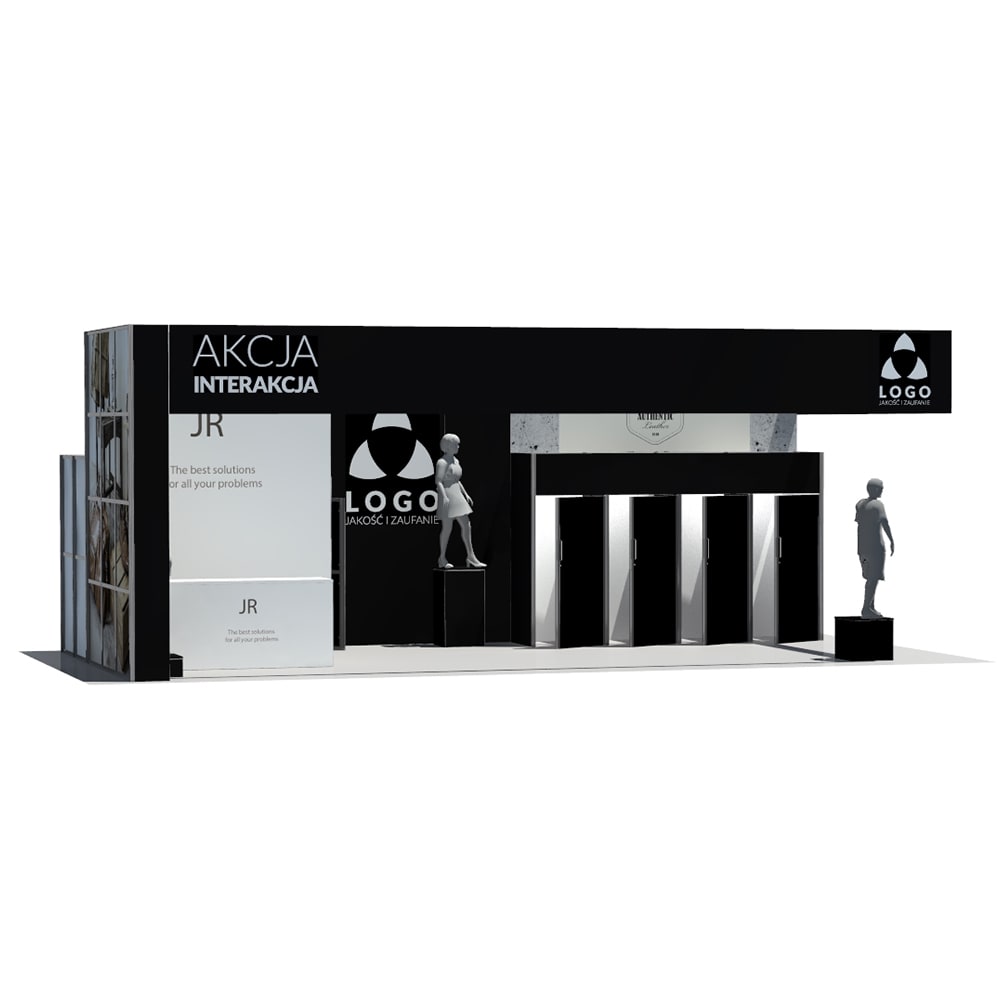 Vector Custom Stand 50m² - Design 1