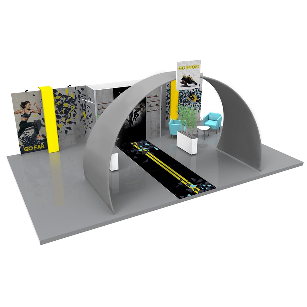 Vector Custom Stand 60m² - Design 2