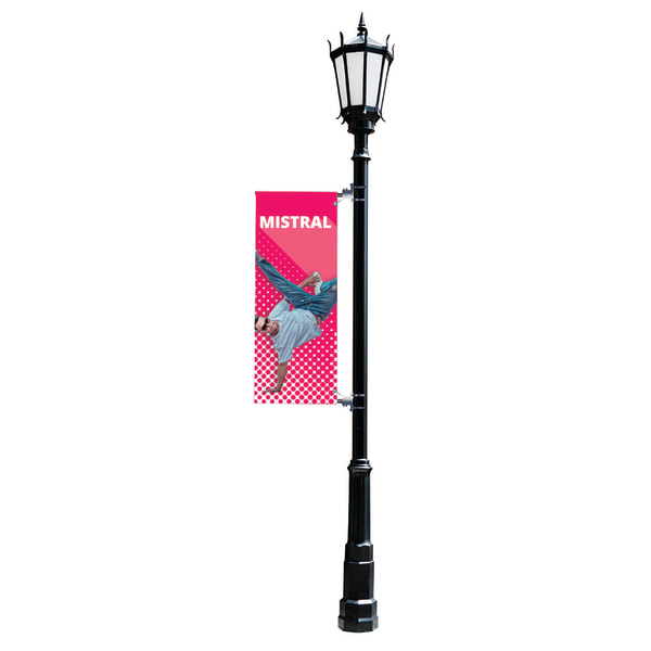 Mistral lamppost flag