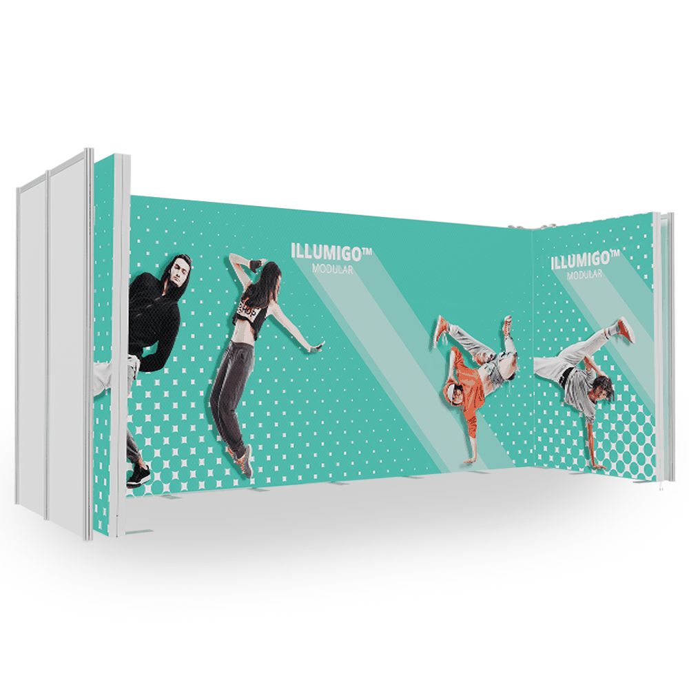Illumigo lightbox wall: seamless illuminated SEG graphic