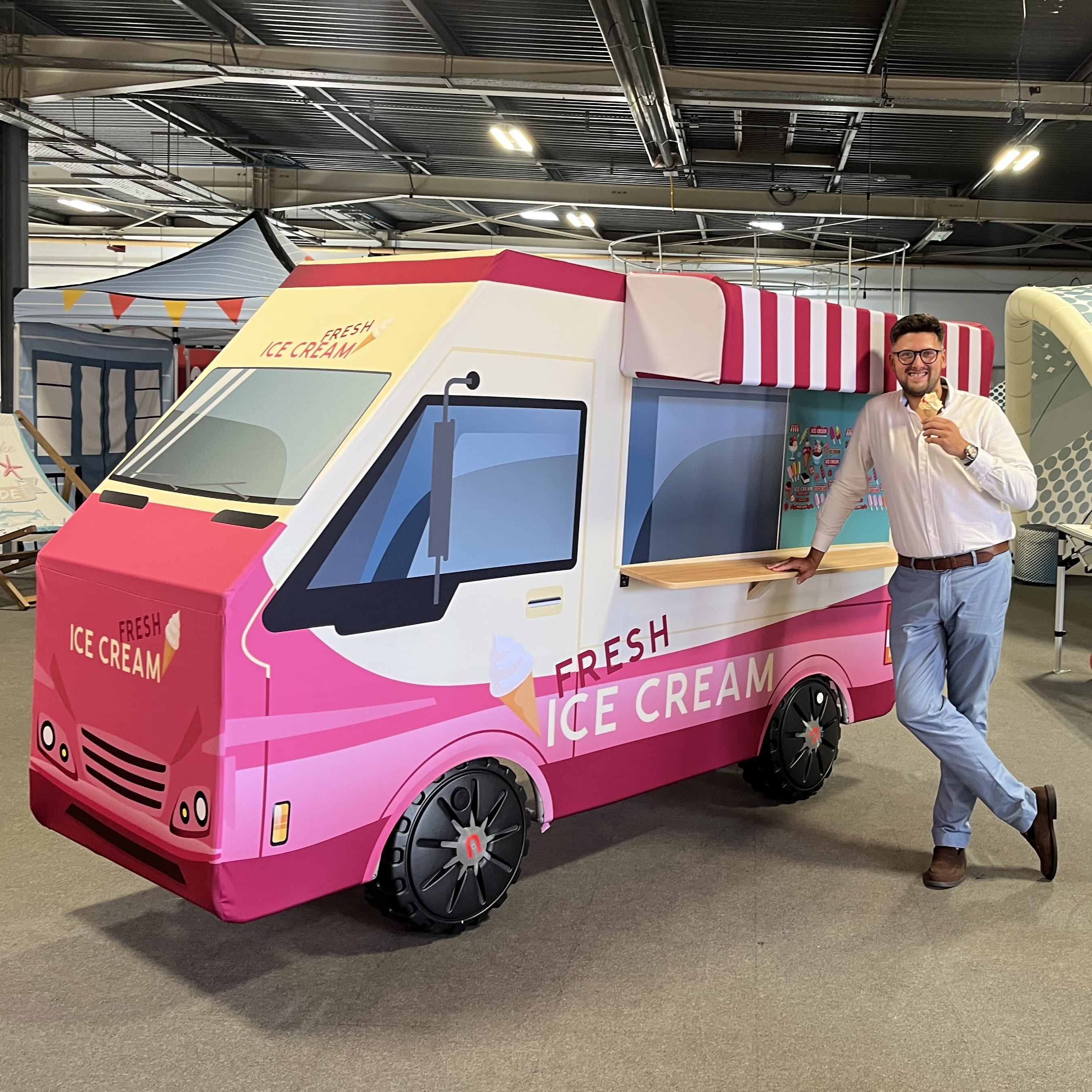 Custom Built Ice Cream Van by Ultima Displays 