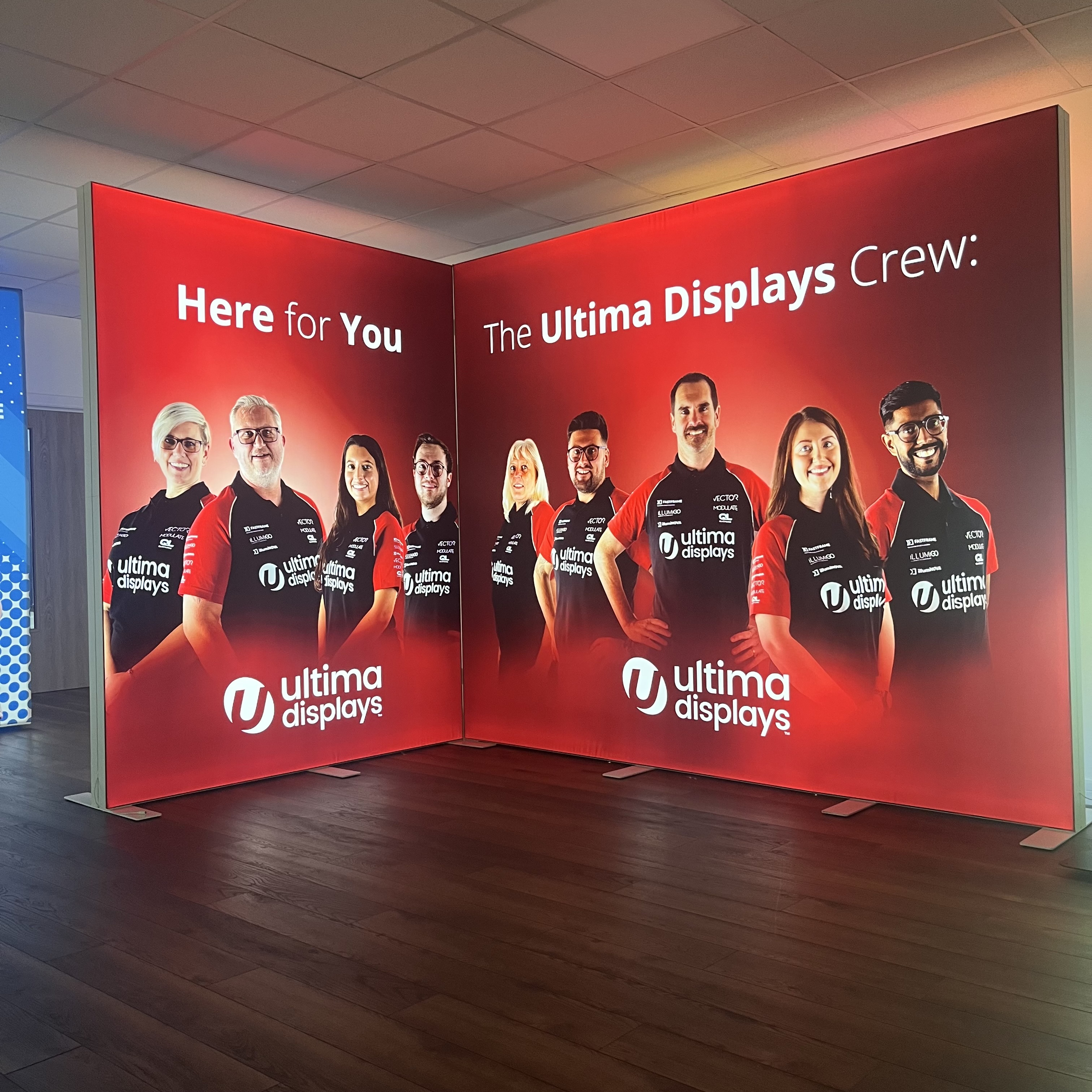 Come and meet the Ultima Displays Team - LED Lightbox 