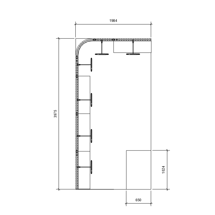 QuickLink 4x2 Exhibition Stand design 5 view 4