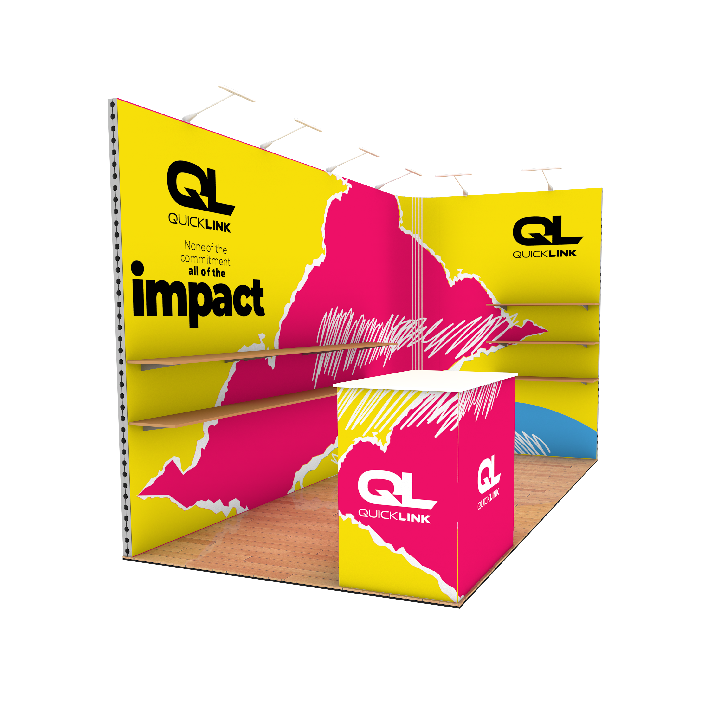 QuickLink 4x2 Exhibition Stand design 5 view 2