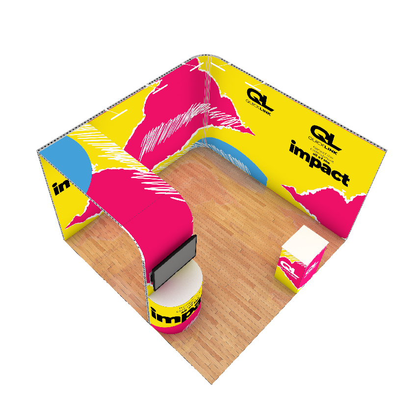 QuickLink 4x4 Exhibition Stand design 6 view 3