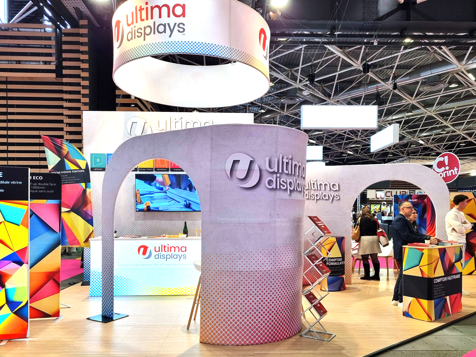 Large format print production supporting Ultima Displays trade partners