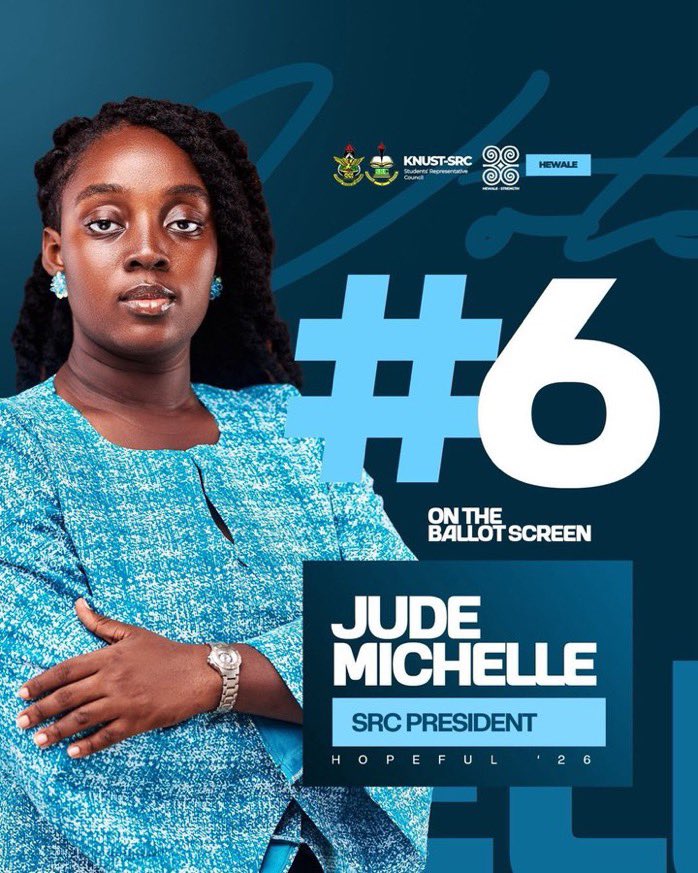 Jude Michelle, KNUST SRC President Elect