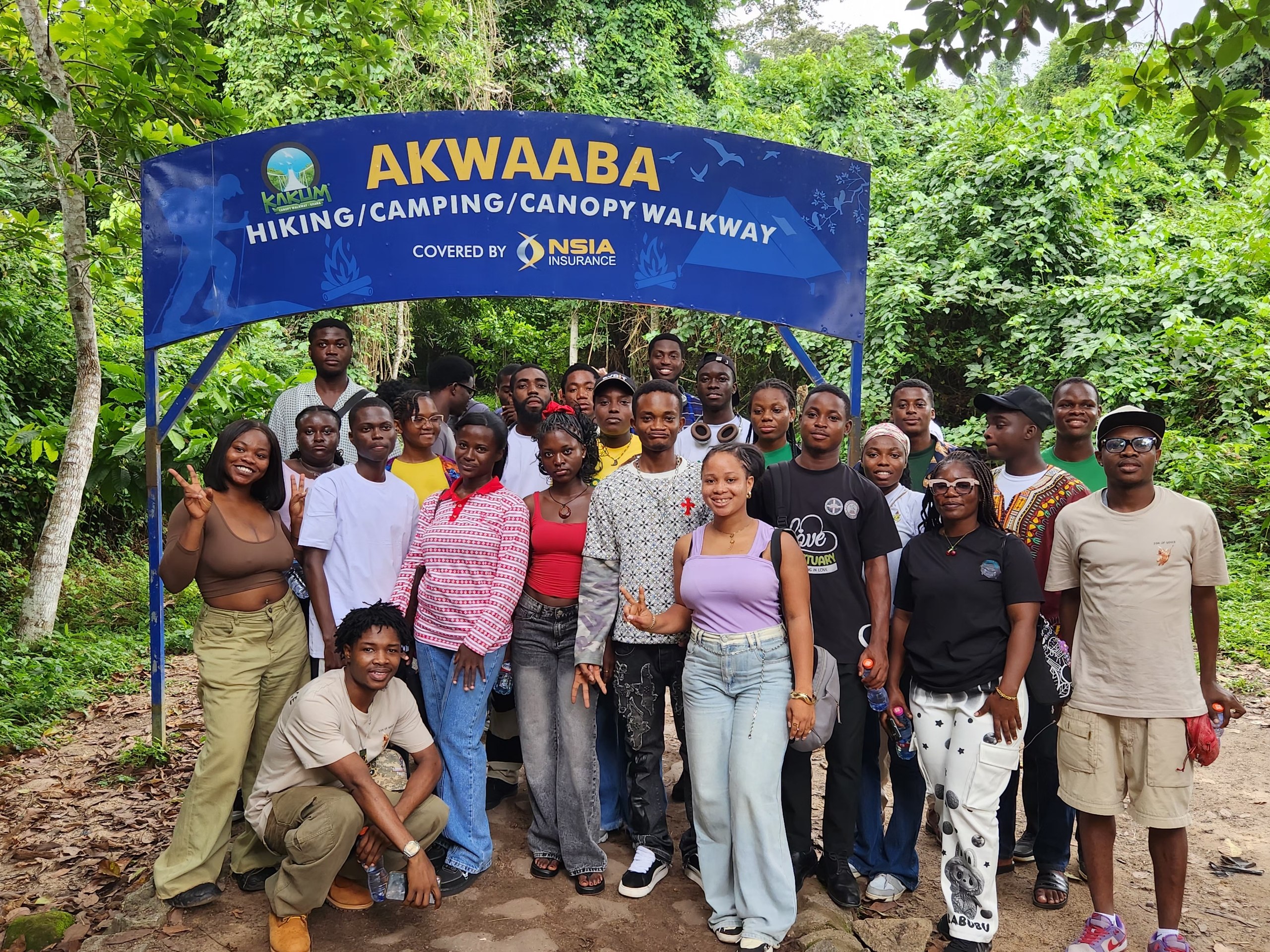 arrival at Kakum