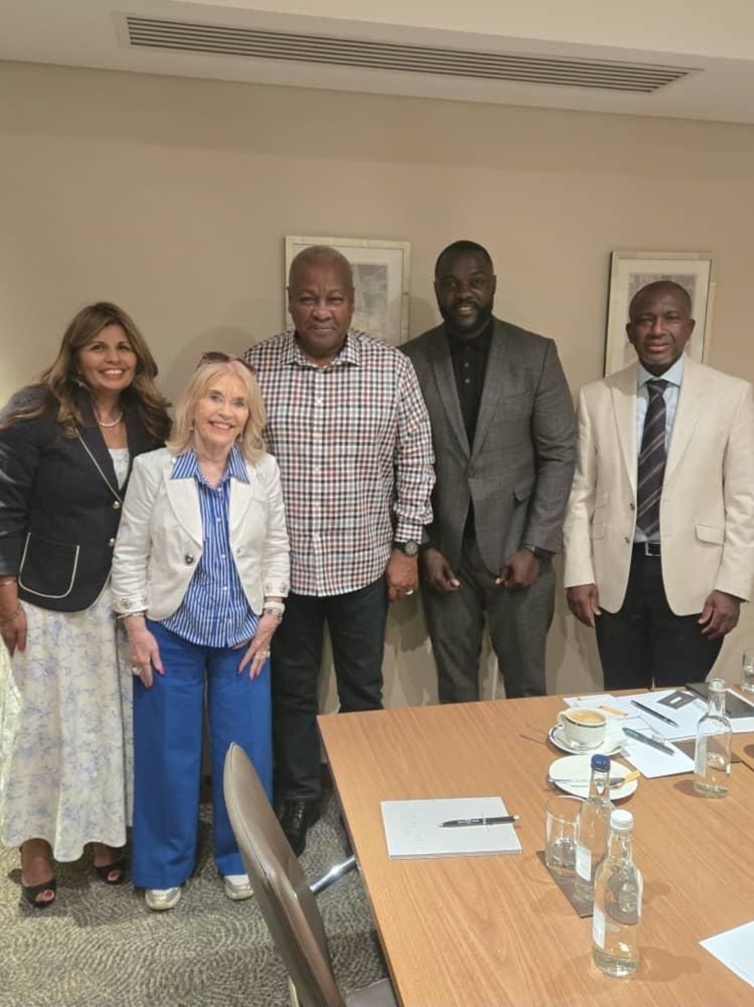 Representatives with President Mahama