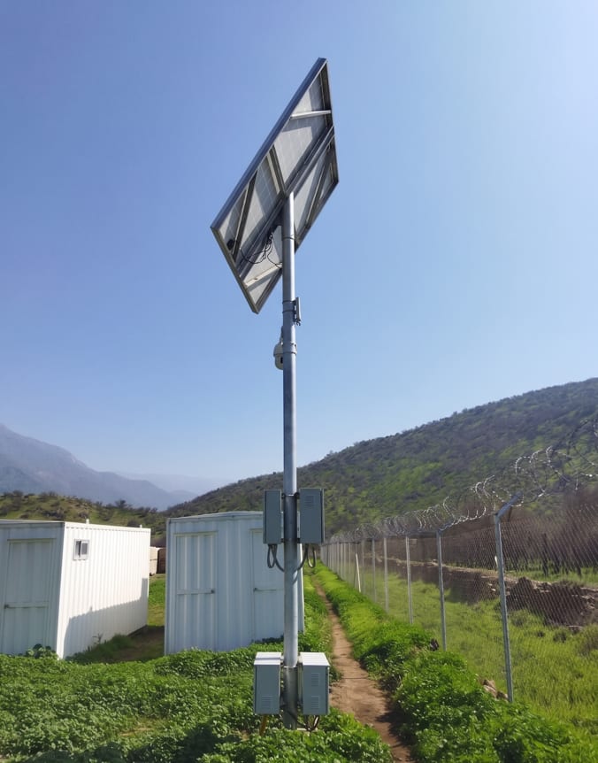 Poste Solar Autónomo Perimetral