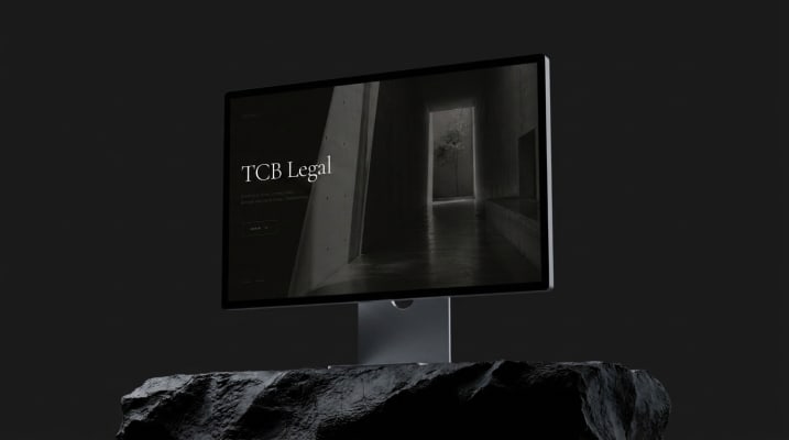 TCB Legal Website Mockup