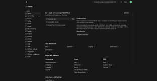 ERPNext Interface