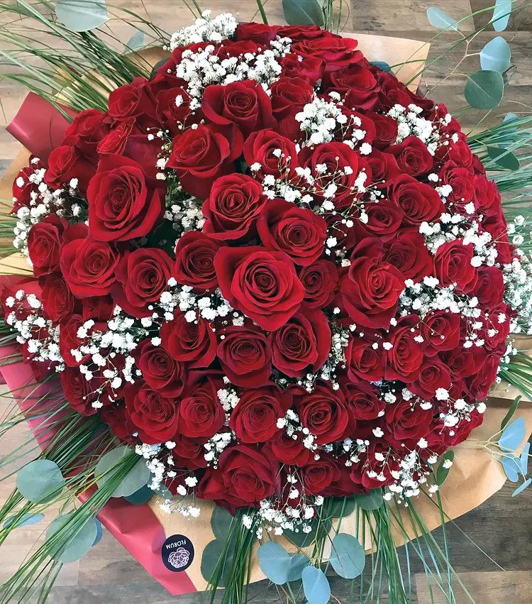 99 Red Roses Florum Bouquet