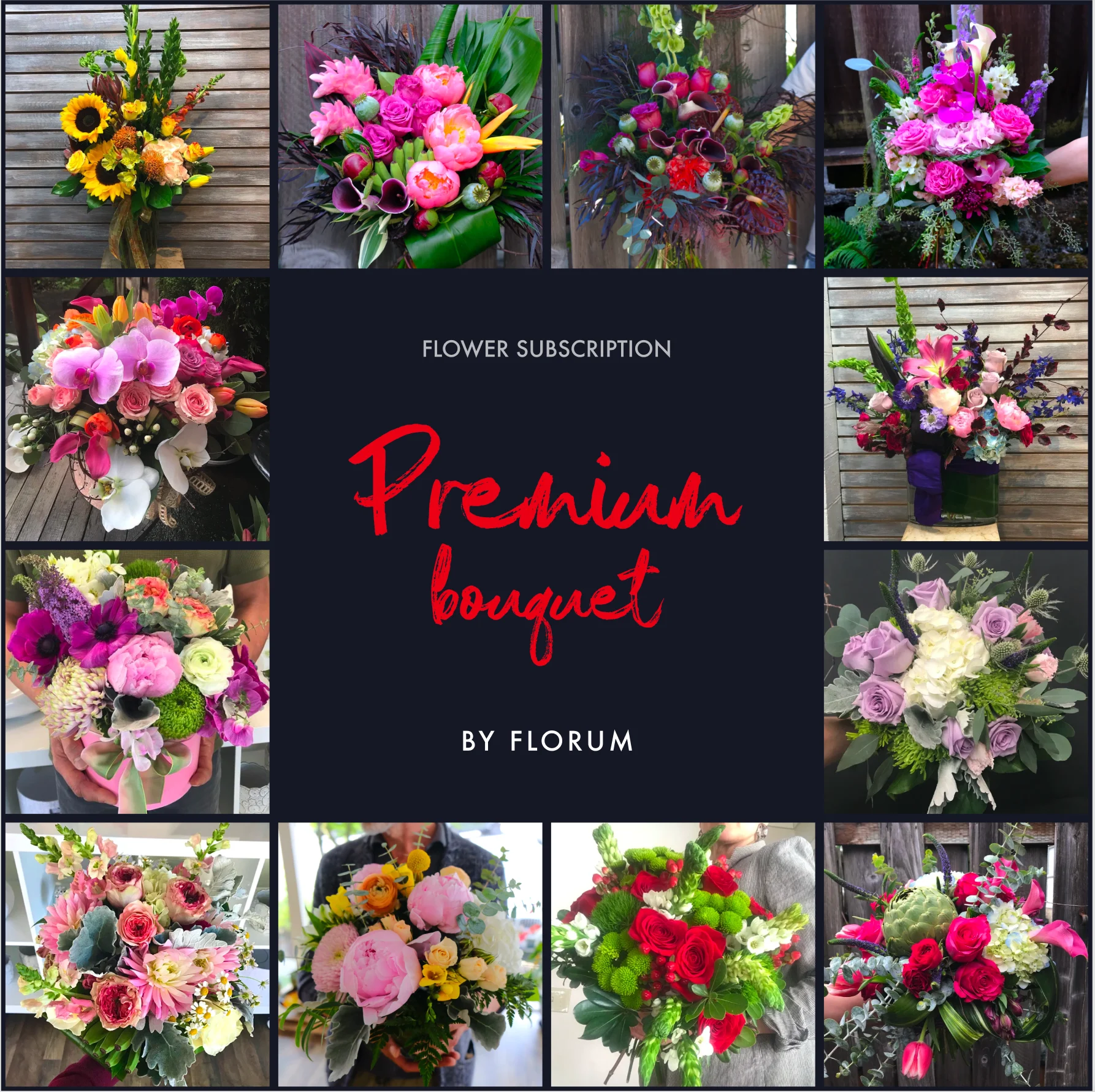 Premium bouquet - flower Subscription Florum Bouquet
