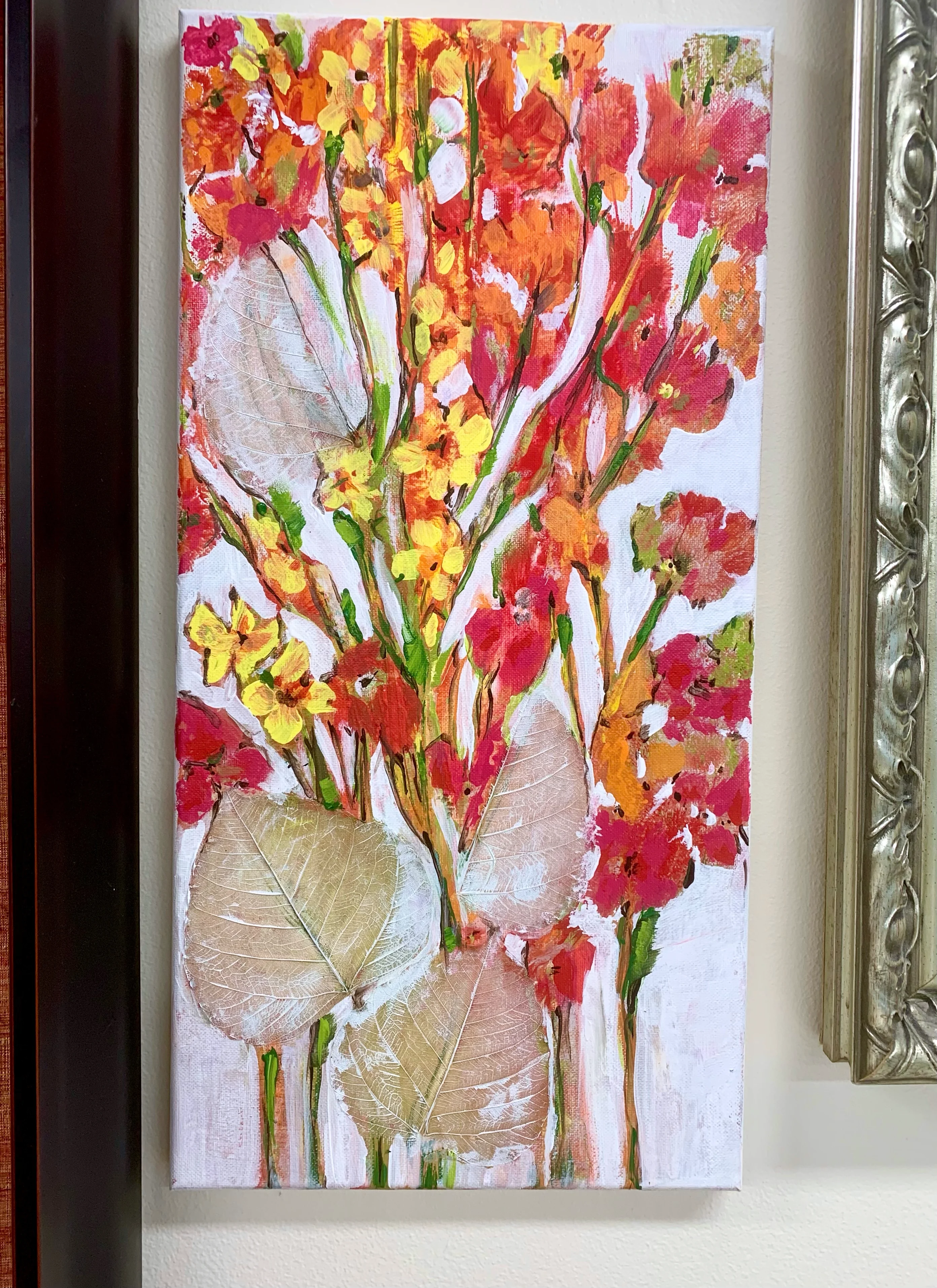 Red Story - Original Acrylic Painting - Flower Delivery Bellevue | Florum