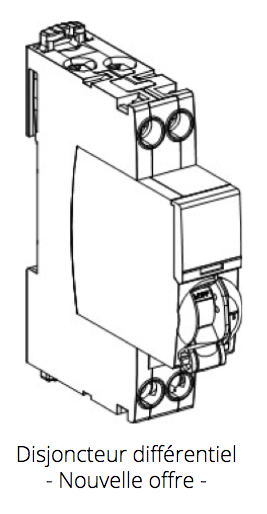 Qiilu Disjoncteur DC miniature Disjoncteur miniature cc amélioré 2P 500V  Air pour grille de panneaux de système solaire PV(40A )
