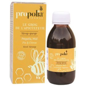 Sirop Gorge. Propolis, miel, pin et citron.