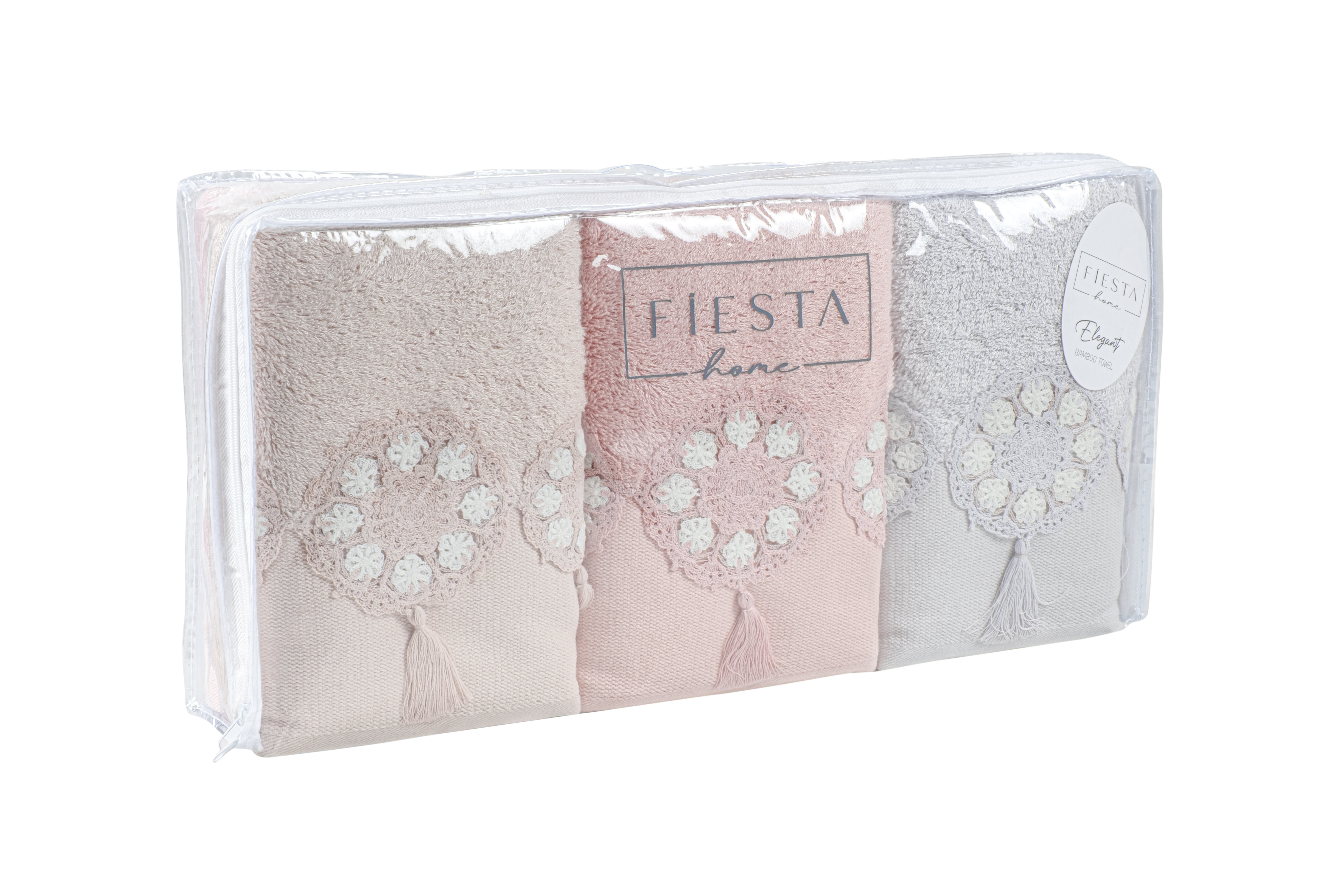 FİESTA ELEGANT BAMBU SAÇAKLI EL YÜZ HAVLUSU 7