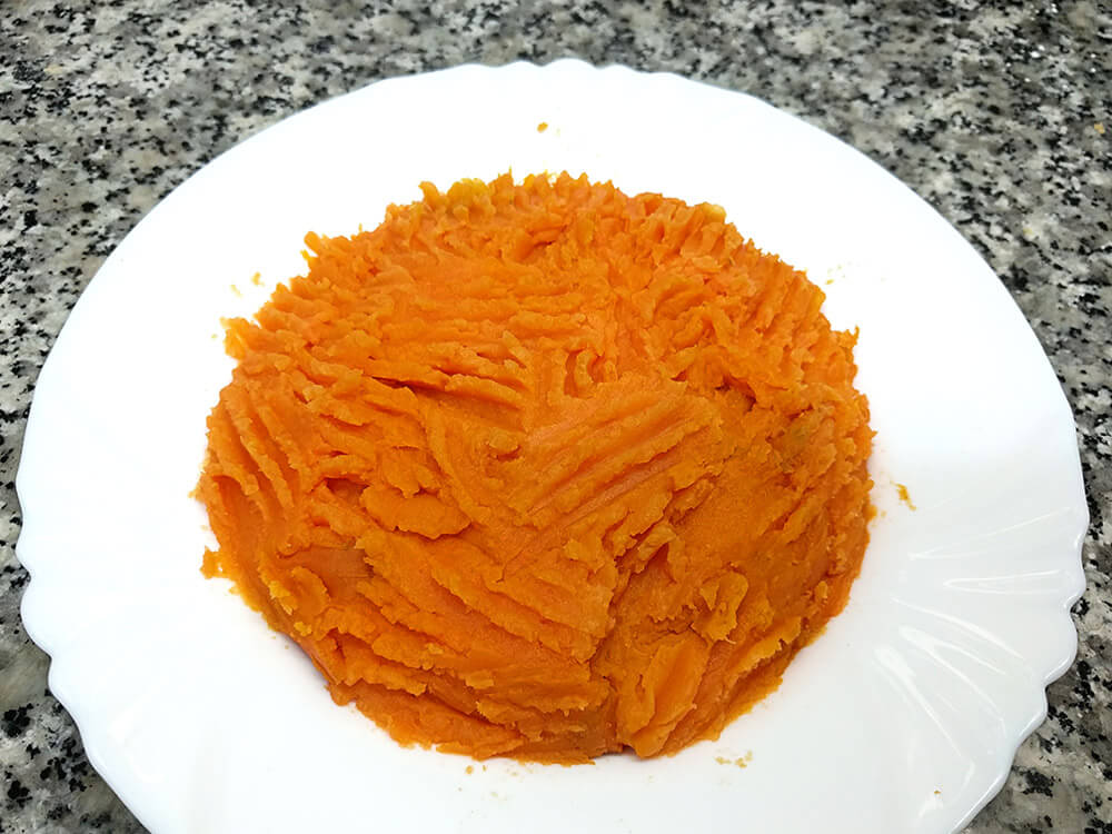 Puré de boniatos.