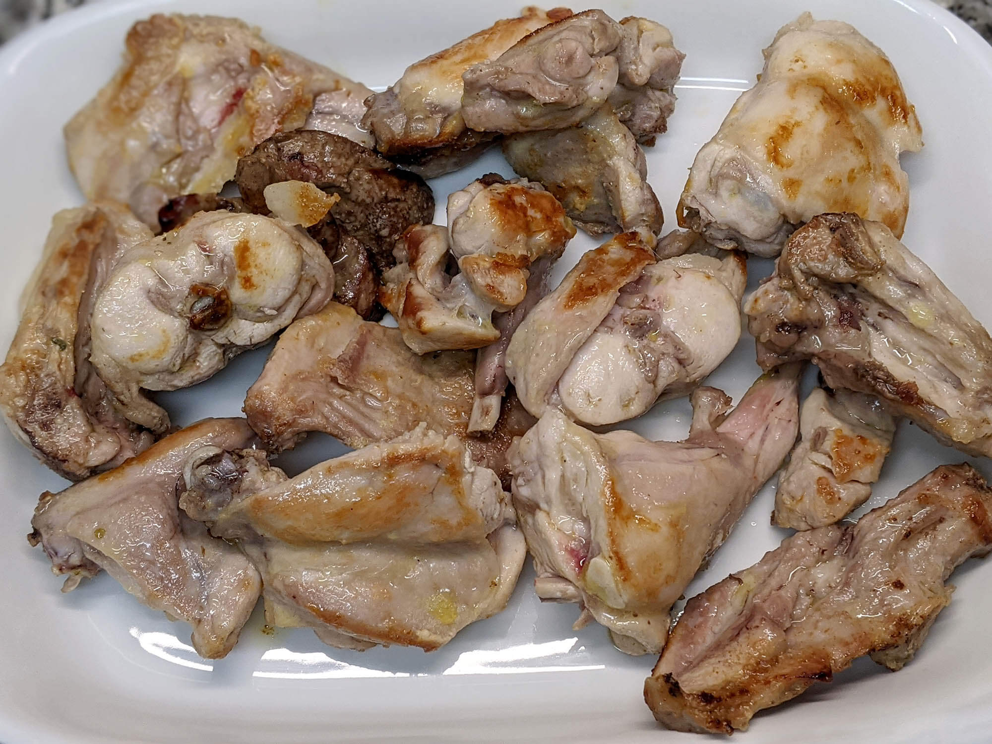 Conejo salteado.