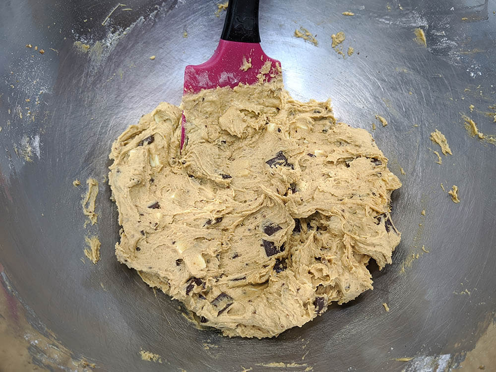 Masa de cookies.