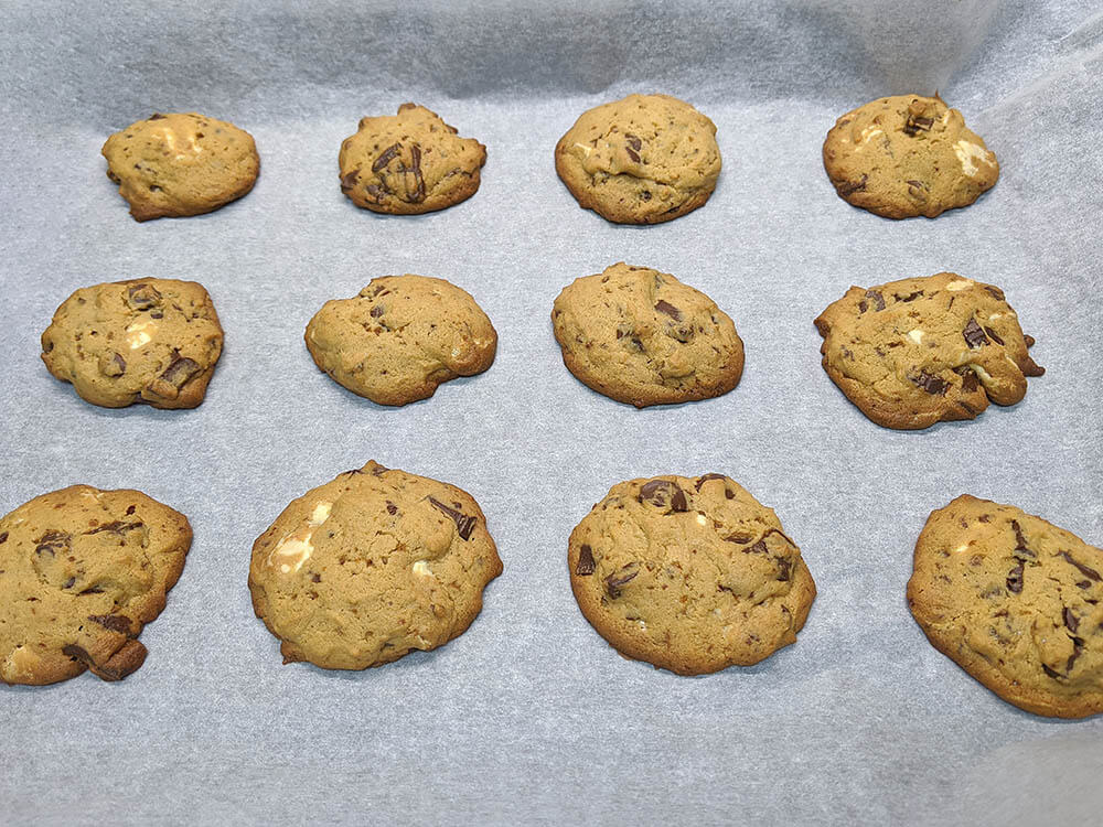 Cookies horneadas.