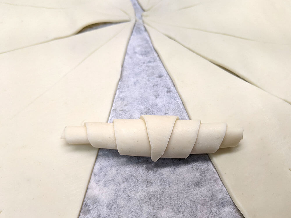Croissants crudos.