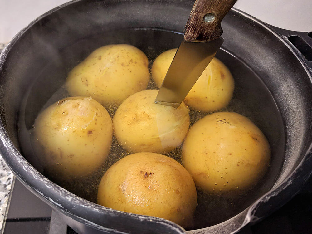 Patatas cocidas.