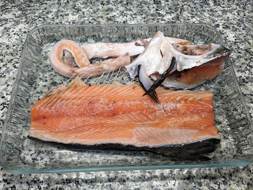 Espina  de salmón.