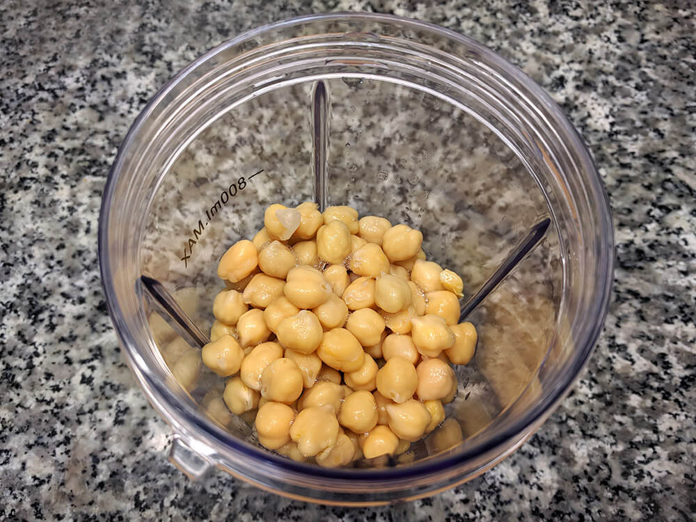 Garbanzos cocidos.