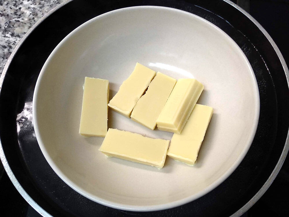 Chocolate blanco.