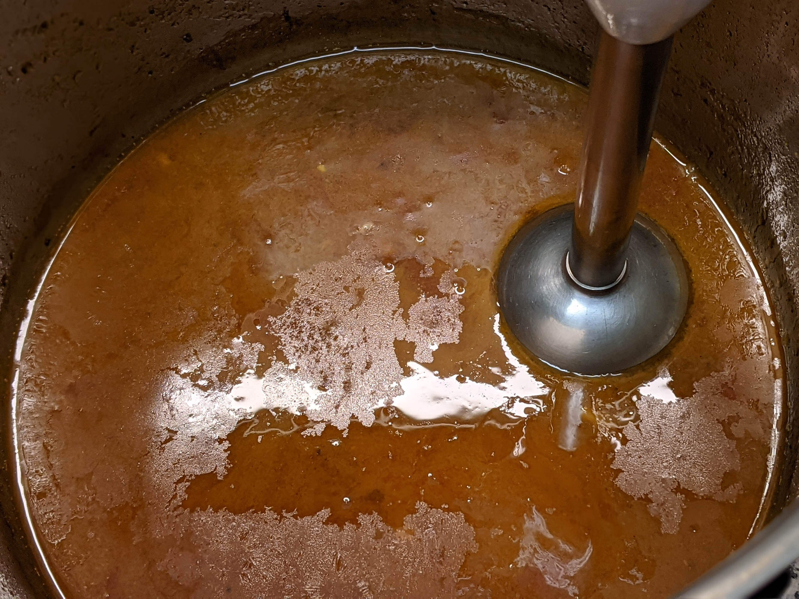 Salsa triturada.
