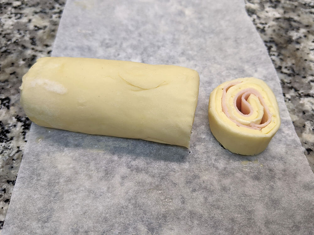 Rollo de hojaldre.
