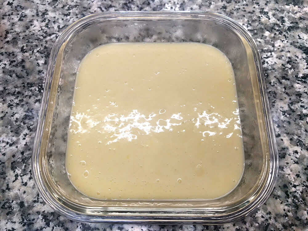 Crema lista para entibiar