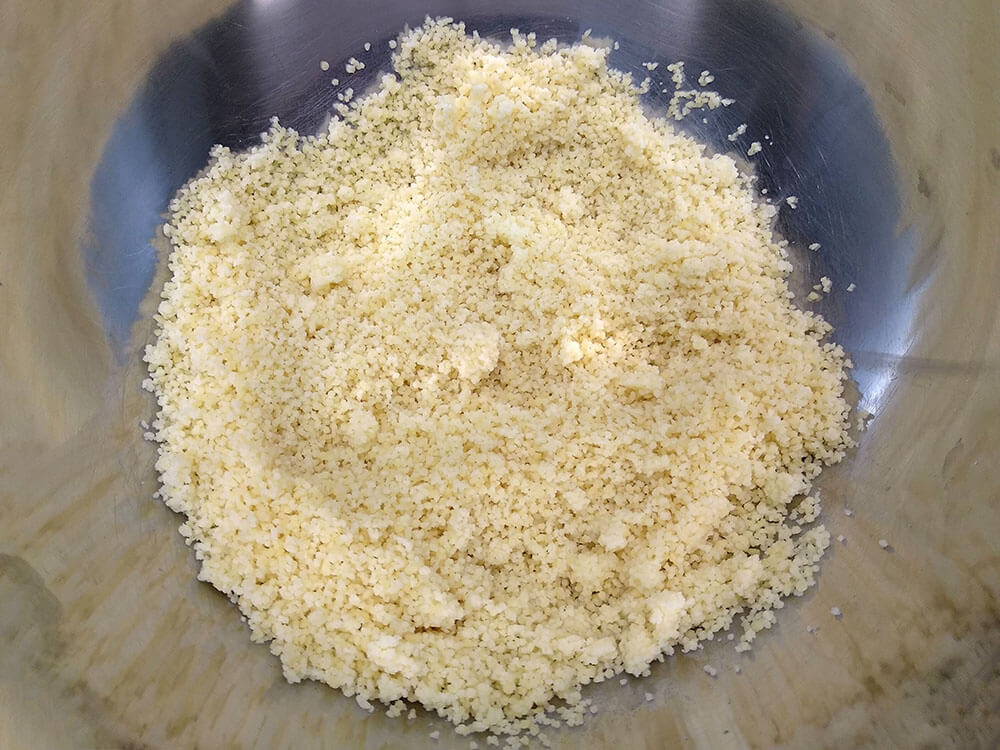 Cuscús hidratado.