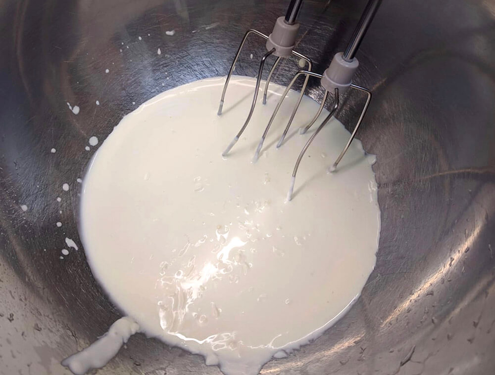Nata para batir.