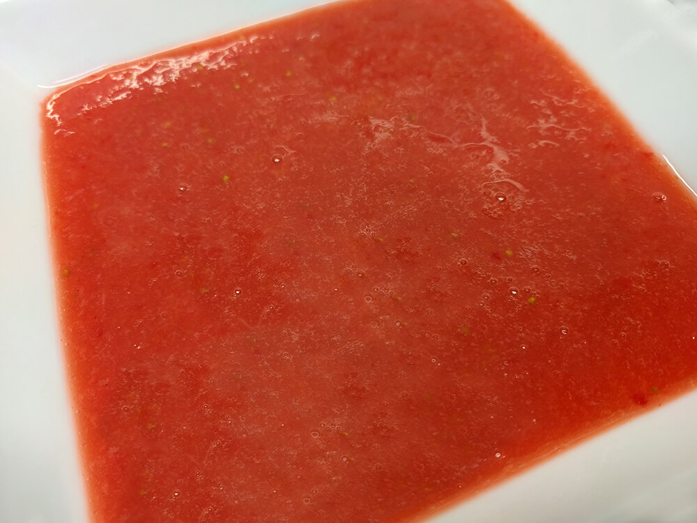 Fresas trituradas
