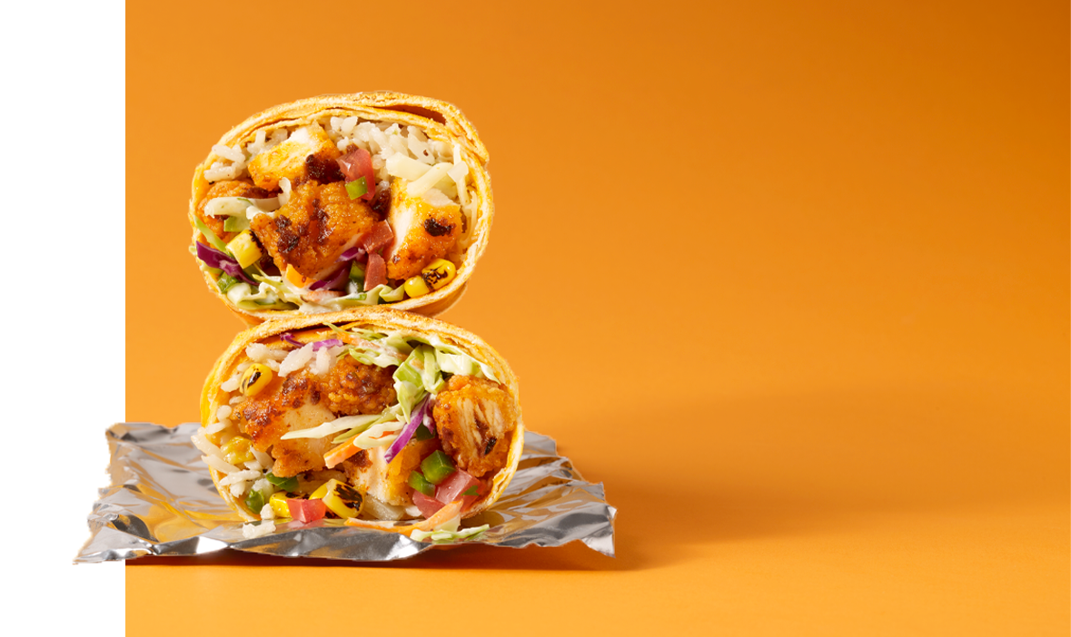 Nashville Hot Chicken Burrito