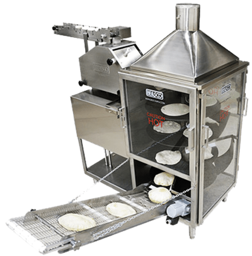 Tortilla press machine