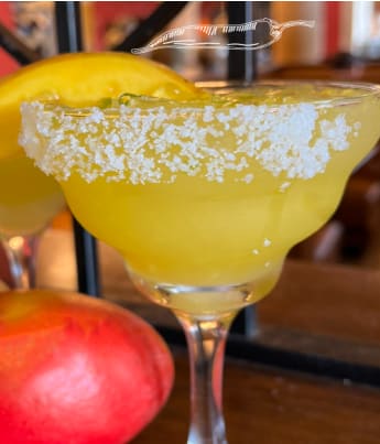 This month's Fresh Margarita: Mango Jalapeño!