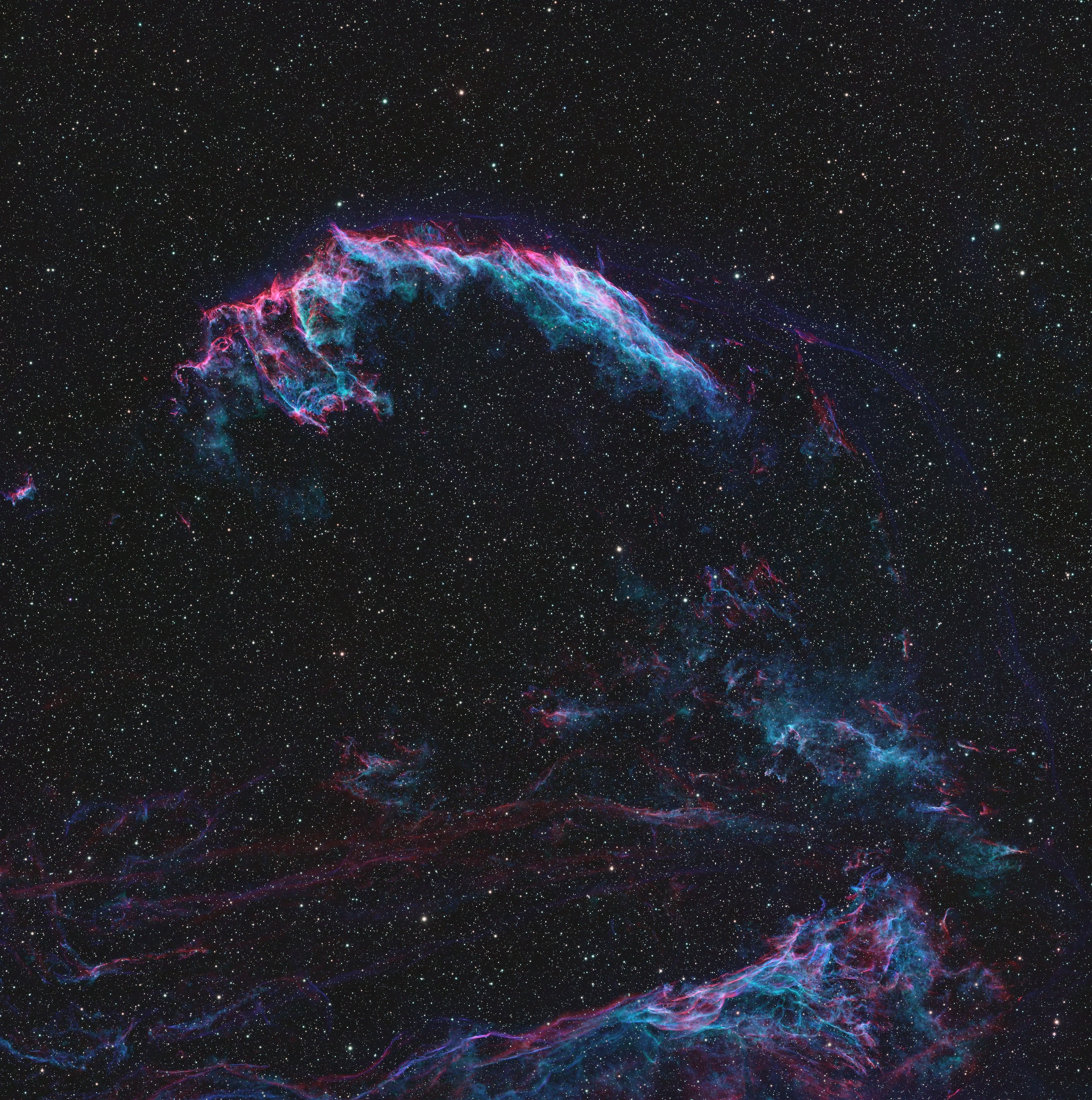 NGC6992, Eastern Veil Nebula in OSH