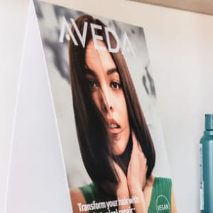 Wall of Aveda Products