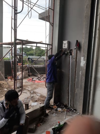 Conecting KWH dengan Listrik Gedung