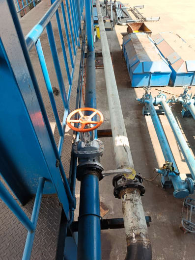 Intalasi Pipa Supply Minyak Ke Truk Tangki