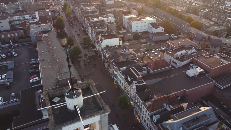 The Molenstraat in Nijmegen, Gelderland province, the Netherlands.