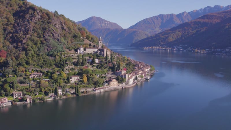 Morcote a Municipality of Switzerland on the Shores of Lake Lugano