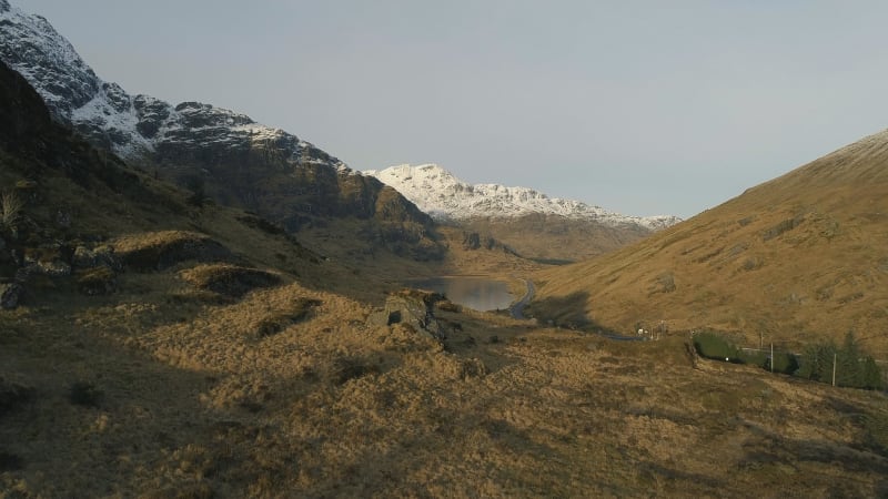 Loch Restil a Lake in the Highlands of Scotland